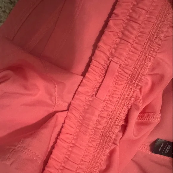 Adidas Pink Athletic Shorts with Signature Stripes - Picture 3 of 7